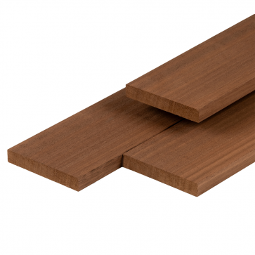 Onlywood Rivestimento in Legno per Esterni THERMOLINE in Ayous Trattato termicamente per l'esterno - 2 Dimensioni