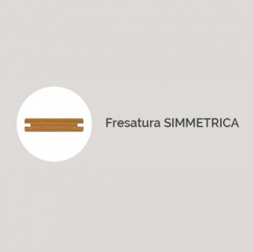 FRESATURA DECKING Simmetrica - Prezzo al Mq