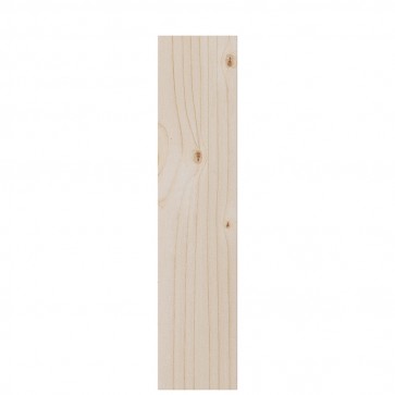 Onlywood Stecche in legno per balcone - Squadrato Liscio in Abete 30-160 cm - 20 colori