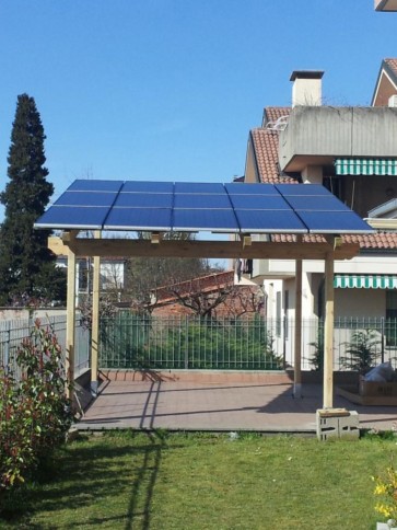 Onlywood Pergola in Legno Autoportante STRONG in Pino Trattato per Coperture Extra Pesanti - ANCHE SU MISURA