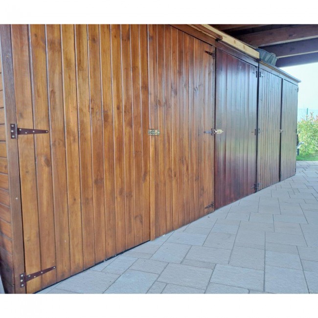 Armadio da esterno in legno composito H.179cm - Woodlife Garden