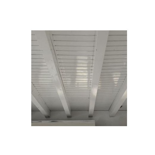 Perline legno Bianco per copertura pergola al Metro Quadro - Onlywood