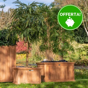 Onlywood Fioriera in Legno Teak FLORES - 2 dimensioni