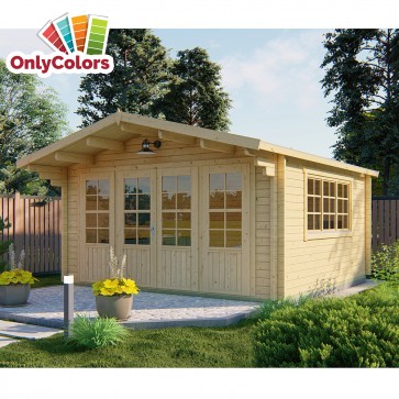 Onlywood Casetta in legno da giardino BLACKPOOL - 440 X 340 cm 