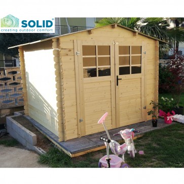 Onlywood Casetta in legno da giardino SAT 248 x 248 x 207 cm