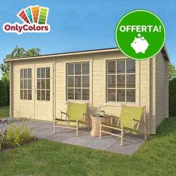 Onlywood Casetta in legno da giardino JUSTINE - 500 x 250 cm