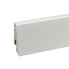 CAMPIONE - Battiscopa PVC Bianco Impermeabile con Passafilo - 58 x 13,5 mm - Inclinato