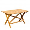 Tavolo in Legno da Esterno Pieghevole Modello LAXO 126 x 76 x 70 h. cm - Verniciato Miele