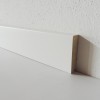 CAMPIONE - Battiscopa Legno BIANCO Laccato - 50 x 13 mm