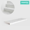 GRADINO MARMO BIANCO Rivestimento Scale Interne Fai da te - Larghezza max 100 cm