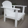 Poltrona da giardino in legno Modello MADISON 69 x 72 x 39/79 h. cm - Verniciato Bianco