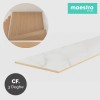 PIANEROTTOLO MARMO BIANCO Rivestimento per Scale Interne - Confezione 1,38 MQ