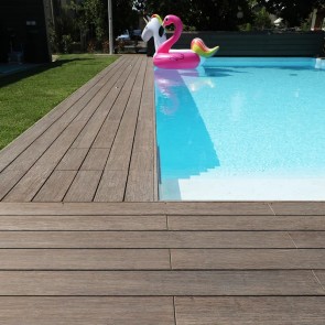 Listoni Legno per Esterno BAMBOO ELEGANCE - 185 x 13,7 x 2 cm 