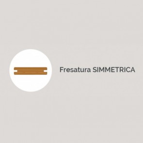 FRESATURA DECKING Simmetrica - Prezzo al Mq