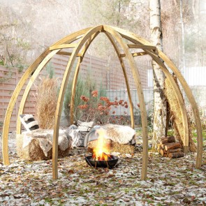 Onlywood Pergola Gazebo IGLOO diametro 360 x 250 h cm
