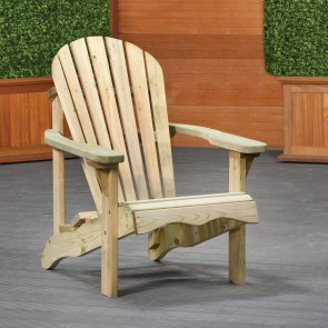 Onlywood Sedia in legno da giardino Miami - 74 x 90 x 93h cm