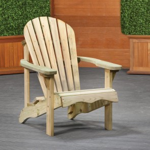 Onlywood Sedia in legno da giardino Miami - 74 x 90 x 93h cm