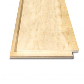 Onlywood Compensato Pioppo spessore 5 mm - 830 x 300 mm - Confezione Risparmio 5 Pezzi