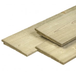 Onlywood Perline Legno per Esterno in Abete Autoclavato 19,5 x 240 x 2,2 cm