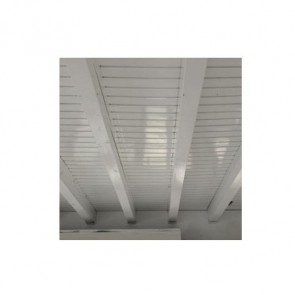 Perline legno Bianco per copertura pergola al Metro Quadro