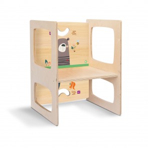 Sedia Montessori in legno per Bambini Fantasia MAGICWOOD