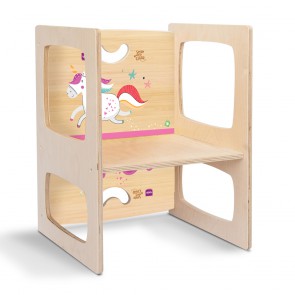 Sedia Montessori in legno per Bambini Fantasia PRINCIPESSA