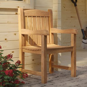 Onlywood Sedia in Teak da giardino BIRMINGHAM - 58 x 50 x 93h cm