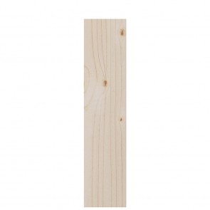 Onlywood Stecche in legno per balcone - Squadrato Liscio in Abete 30-160 cm - 15 colori