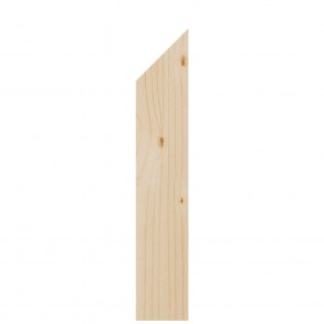 Onlywood Stecche in legno per balcone - Diagonale Liscio in Larice 30-160 cm - 15 colori