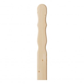 Onlywood Stecche in legno per balcone - Tondo Sagomato in Larice 30-160 cm - 15 colori