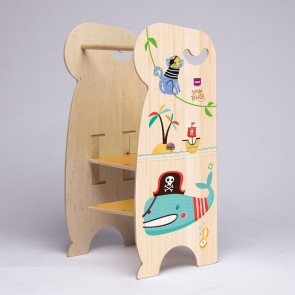 Torretta Montessori in legno per Bambini Fantasia PIRATI