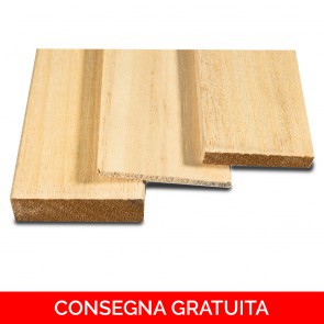 Onlywood Listelli Ayous 100 x 20 x 2500 mm - Confezione Risparmio 5 Pezzi