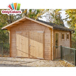 Onlywood Garage in Legno di Abete GEIR - 540 x 360 cm