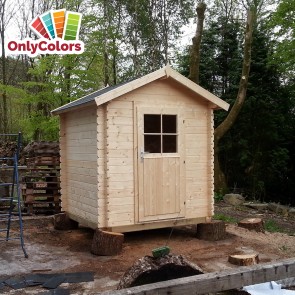 Onlywood Casetta in legno da giardino RICHARD - 200 x 200 cm 