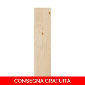 Onlywood Stecche in legno per balcone - Squadrato Liscio in Larice 30-160 cm - 15 colori