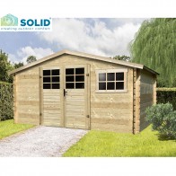 Onlywood Casetta in legno da giardino SAT 388 x 298 x 218 h. cm