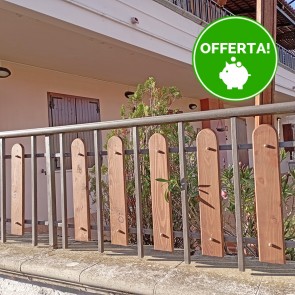 Onlywood Stecche in legno per balcone in Larice 90 cm Naturale non verniciato