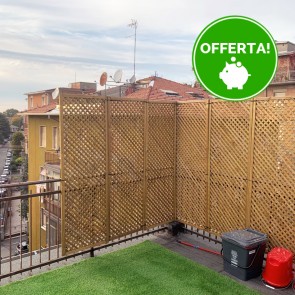 Onlywood Grigliato in Legno maglia stretta PRIVACY 90 X 183 h. cm