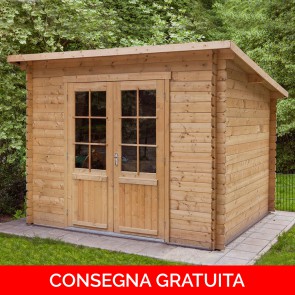 Onlywood Casetta in legno da giardino MILA - 290 x 260 cm