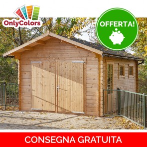 Onlywood Garage in Legno di Abete GEIR - 540 x 360 cm