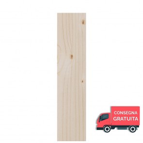 Onlywood Stecche in legno per balcone - Squadrato Liscio in Abete 30-160 cm - 15 colori