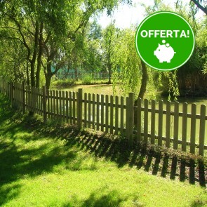 Onlywood Steccato in Legno NICE TAVOLETTA impregnato cm 180 x 100 h.