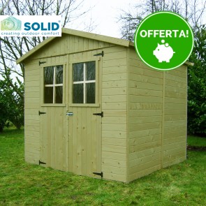 Onlywood Casetta in legno da giardino ONLY - 212 x 183 cm - Trattata in Autoclave
