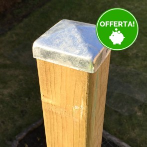 Onlywood TAPPO PIRAMIDE Copri Palo per Pali 9x9 cm