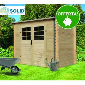 Onlywood Casetta in legno da giardino SLO 248 x 248 x 189 h. cm