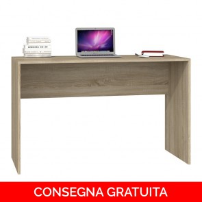 Onlywood Scrivania per Ufficio PLUS - 120 x 50 x 76 h cm - Rovere Chiaro
