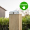 Onlywood TAPPO PIRAMIDE Copri Palo per Pali 7x7 cm