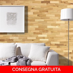 Pannelli Murali in VERO LEGNO Rovere Rustico Oliato- Conf. 1 MQ