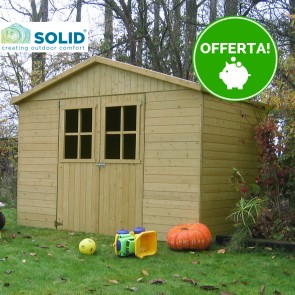 Onlywood Casetta in legno da giardino ONLY - 265 x 183 cm - Trattata in Autoclave
