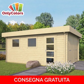Onlywood Garage in Legno di Abete MARKETTA - 536 x 380 cm